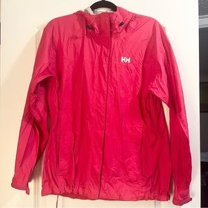 Helly Hansen Pink Stratos Waterproof Raincoat Size L